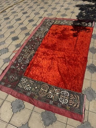 велюровый плед: Покрывало для кровати, Б/у, Все сезоны — 2