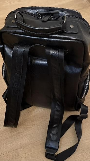 для кожи: Рюкзак, Материал: Искусственная кожа, Унисекс — 4