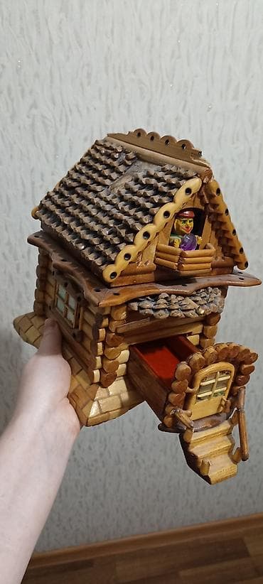 деревяная: Деревянная шкатулка «Русская избушка» - Ручная работа из дерева — 5