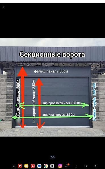 solutions upper: Секционные ворота для гаража/склада - Тип: секционные подъемные — 1