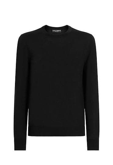 Мужской свитер, M, L, Dolce & Gabbana, Б/у, цвет - Черный, Бесплатная доставка