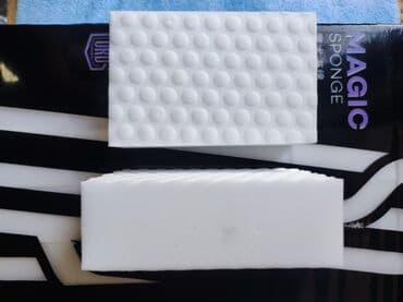 Меламиновая чудо губка. Размер 7см *11 см *4 см. Очищает без