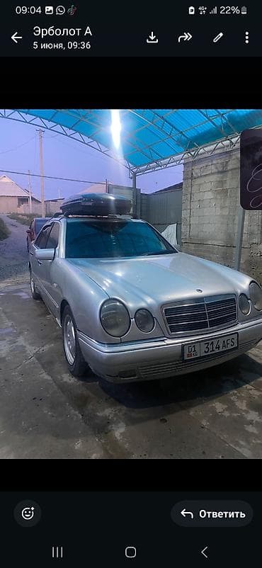 210 mers: Mercedes-Benz E-Class: 1996 г., Автомат, Бензин, Седан — 7