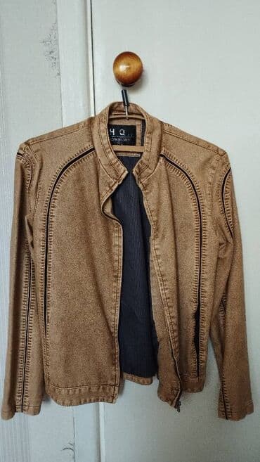 pull bear: Куртка подростковая/молодежная, размер 44-46, кожзам. Качество — 1