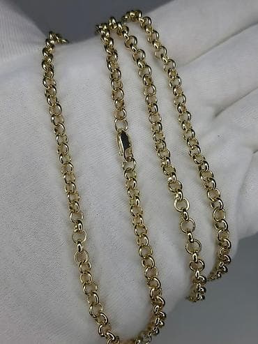 сепия: Цепочка из желтого золота с классическим плетением Шопард — 1