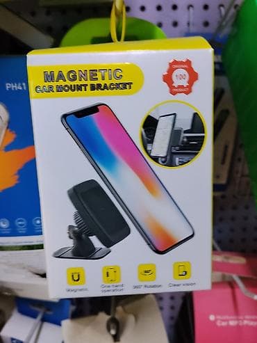 Магнитный автомобильный держатель для смартфона - Крепление на