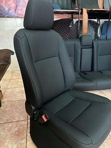 алфа: Чехлы Алькантара, цвет - Красный, Toyota, Новый, Самовывоз — 9