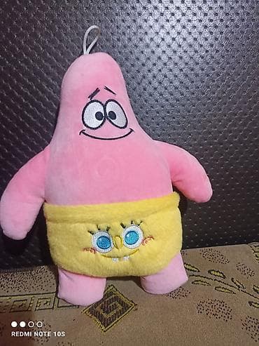 toys: Мягкая игрушка «Патрик» из мультсериала про Губку Боба. Описание: - — 2