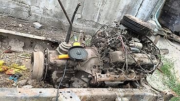 На газ53 двигатель кпп в сборе