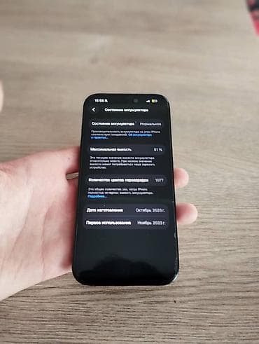 redmi 15 с: IPhone 15 Pro, Новый, 256 ГБ, Черный, Зарядное устройство, Чехол, 81 % — 4