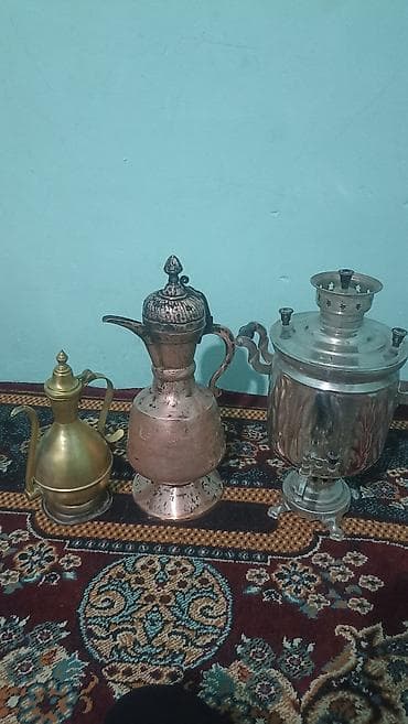 Ашкана техникасы: Самовар угольный, металлический, классической формы. Описание: - — 2
