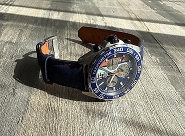 люкс копия часов: TAG Heuer Formula 1 Gulf Special Edition КОПИЯ ААА КЛАССА — кварцевый — 4