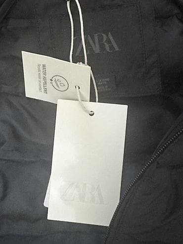 квадрик детский бензиновый: Пуховик ZARA с капюшоном, черный. Куртка не носилась новая!!! Продам — 4