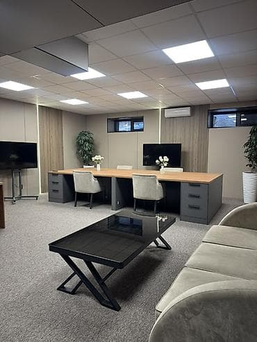 Продажа офисов 53 м², С ремонтом, С мебелью, Без мебели, Цокольный этаж этаж