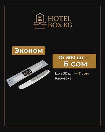 электронный щетка: САМЫЕ НИЗКИЕ ЦЕНЫ НА ОДНОРАЗОВЫЕ РАСЧЁСКИ! HOTELBOX.KG — поставщик — 3