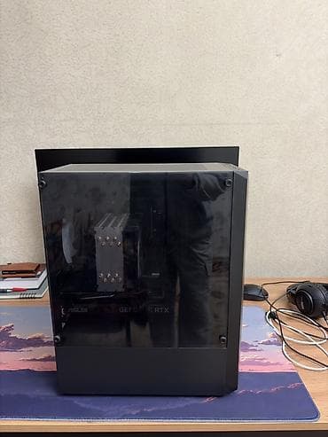 неттоп бишкек: ПК корпусу, Колдонулган, ATX, түсү - Кара — 2