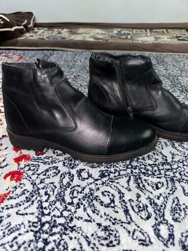 сапоги зимние женские натуральная кожа натуральный мех распродажа: Мужские ботинки, 42, Etor, Новый, цвет - Черный, Бесплатная доставка — 8