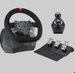 джостик пк: ПРОДАМ!!!! игровой руль Artplays v-1200 pro premium leather edition — 1