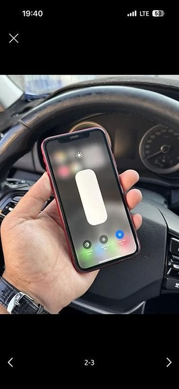 Техника жана электроника: IPhone 11, Колдонулган, 128 ГБ, Кызыл, Каптама, 89 % — 2