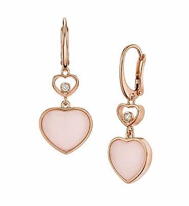 armani code: Серьги из красного золота 585 с плавающими бриллиантами Элегантные — 1