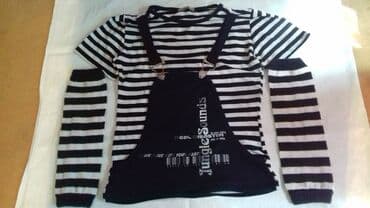 джинсы на девочку: Футболка с нарукавниками, для девочки или девушки, очень оригинальная — 4