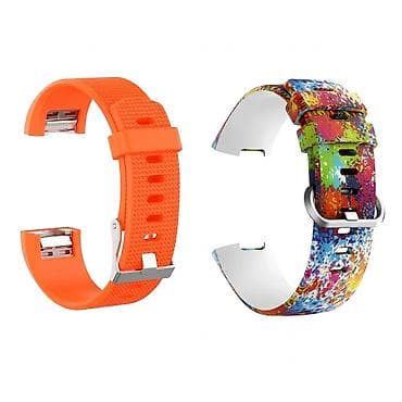 фитбит: Силиконовый ремешок для фитнес браслета Fitbit Charge 2, есть две — 1