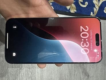 redmi 20: IPhone 15 Pro Max, Б/у, 256 ГБ, Серебристый, Зарядное устройство, Кабель, 88 % — 6