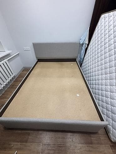 Офис эмереги: Эки кишилик керебет, Колдонулган, Жумшак башы менен, узуну - 200 см — 2