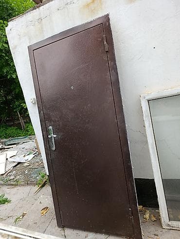 Металлическая входная дверь - Материал: сталь, цельнолистовое полотно