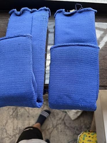 Синего цвета футы/голеностопные щитки Venum (пара). - Тип: эластичные