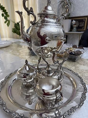 ложки серебряные: Наборы посуды — 3