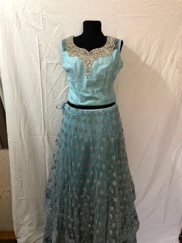 хиджаб для детей: Костюм индийский ручная работа . Раскошный наряд . Юбка жилет — 4