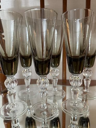 фужер: Винтажные фужеры "Суздаль". 
В разном цвете! 
Высота 19 см — 10