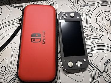 Видео оюндар жана приставкалар: Nintendo Switch Lite (серый) + чехол - Портативная консоль Nintendo — 1