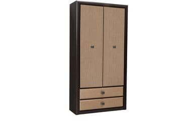 шыфонеры: Шкаф для одежды 2Д коллекции Коен МДФ, Штрокс Темный, БРВ Брест — 4