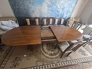 Столы для зала: Стол для зала, Раскладной, Овальная — 4