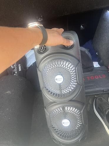 микрофон ош: Портативная акустическая колонка ELENBERG CH-8811 - Два фронтальных — 1