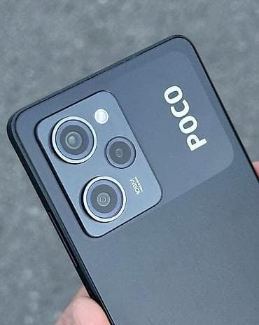 Apple iPhone: Poco X5 Pro, Б/у, 256 ГБ, цвет - Черный, 2 SIM — 1