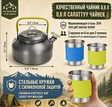 походные горелки: Набор посуды туристический Tourist cooking Туристический набор с — 7
