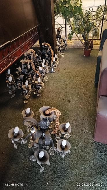 Люстры: Люстры подвесные классические - Конструкция: многорожковые подвесные — 1