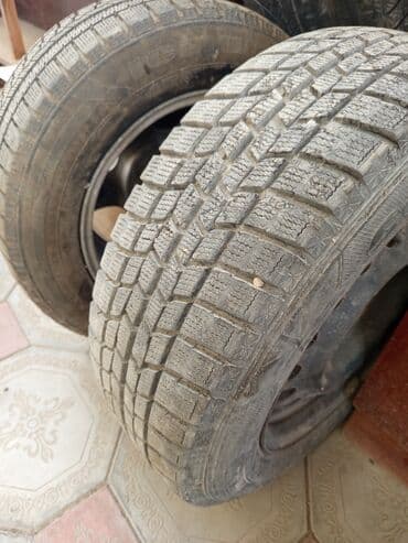 купить диски на машину бу: Колеса в сборе 195 / 65 / R 15, Зимняя шипованная, Б/у, Комплект, Легковые, Железные — 5