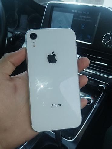 e96a hoco: IPhone Xr, Б/у, 64 ГБ, Белый, Кабель, 73 % — 1