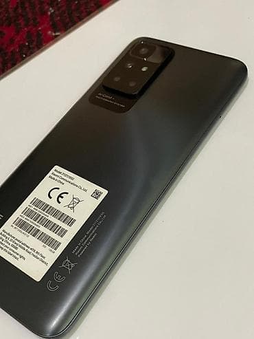 Техника жана электроника: Redmi, Redmi Note 10, Жаңы, 128 ГБ, түсү - Көк, 1 SIM — 2