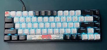 режим 10 с: Клавиатура, A4Tech, Механическая, Проводное подключение, Размер: 60% — 4