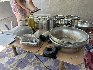 Кафелер, ресторандар үчүн: Набор профессиональной кухонной утвари и барного инвентарябабл ти — 2
