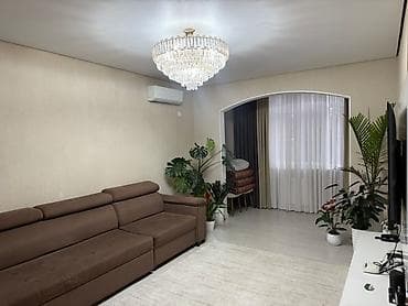 алмашу: 3 комнаты, 100 м², 106 серия улучшенная, 1 этаж, Евроремонт — 2