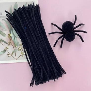 Пушистая проволока для рукоделия (pipe cleaners) - Материал: стальная