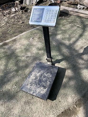 продам пивное оборудование: Платформенные электронные весы с выносной стойкой и цифровой панелью — 1