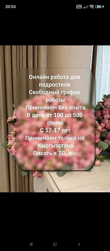 Работа: Онлайн-подработка для подростков - Формат: удаленно, из дома - — 3