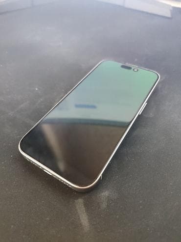 apple iphone a: IPhone 15 Pro, Б/у, 128 ГБ, Natural Titanium, Кабель, 87 % — 2